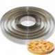 Szín: 100x20mm - Cetakan Kue Baja Tahan Karat Bulat Cetakan Kue Tart Bulat Alat Memanggang Dapur Cetakan Dekorasi DIY Hidangan