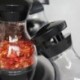 16 Buah Set Bumbu 360 Rak Toples Bumbu Putar Botol Konténer Gula Dapur Rak Szervező Dapur Kopi
