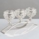 Szín: 39,5 cm - 3 Lengan Candelabra Kristal Lengkungan Bridget Lilin Ornamen Romantis Rumah Dekorasi Pernikahan Piala Pemegang