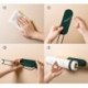 Fekete szín - Nordic Emas Besi Kertas Handuk Pemegang Dinding Dipasang Rak Penyimpanan Rumah Plastik Wrap Organizer Rak Alat