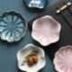 Szín: E - Piring Keramik Bumbu Mangkuk Celup Ceri Mekar Sakura Piring Dapur Gadget Bunga Perhiasan Piring Saus Saláta