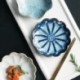 Szín: H - Piring Keramik Bumbu Mangkuk Celup Ceri Mekar Sakura Piring Dapur Gadget Bunga Perhiasan Piring Saus Saláta