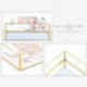 Szín: 25X18X4,5cm - Nampan Penyimpanan Retro Nordic Emas Persegi Panjang Kaca Rias Rumah Dapur Dekorasi Szervező Hidangan
