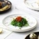 Szín: 10 hüvelyk fekete - Piring saláta Nordik Piring Makan Malam Inlay Emas Pola Marmer Piring Pengiriman Csepp Baki Piring
