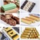 Szín: 2 db - 8 Rongga Cetakan Silikon Persegi Panjang Besar Batang Energi Sereal Cokelat Cheesecake Sabun Mentega