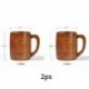 Szín: 2ps-350ml - RHE 1-2Ps Klasik Kayu Bir Teh Cangkir Kopi Cangkir Air 350Ml Cangkir Tahan Panas Rumah Kantor Pesta