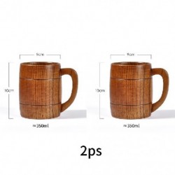 Szín: 2ps-350ml - RHE 1-2Ps Klasik Kayu Bir Teh Cangkir Kopi Cangkir Air 350Ml Cangkir Tahan Panas Rumah Kantor Pesta