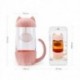 Szín: Pink Cat - 280 ml Cangkir Teh Kaca Anjing és Kucing Lucu dengan Saringan Infuser Ikan Gelas Kantor Hadiah Baru Gelas