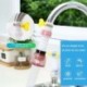 Szín: kék csapszűrő - LED Suhu Sensitif 3-Warna világító csaptelep Dapur Kamar Mandi 7 Warna Glow Tekan fúvóka zuhany