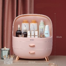 Szín: 4 - Smink szervező Kotak Penyimpanan Kosmetik Jenis Laci Kotak Masker Desktop Menyelesaikan Rak Tahan Debu Lipstik