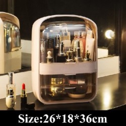 Szín: 13 - Smink szervező Kotak Penyimpanan Kosmetik Jenis Laci Kotak Masker Desktop Menyelesaikan Rak Tahan Debu Lipstik