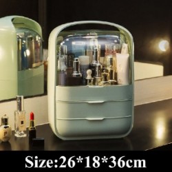Szín: 16 - Smink szervező Kotak Penyimpanan Kosmetik Jenis Laci Kotak Masker Desktop Menyelesaikan Rak Tahan Debu Lipstik