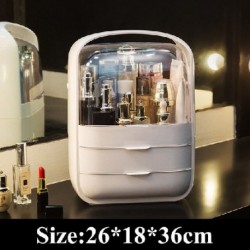 Szín: 17 - Smink szervező Kotak Penyimpanan Kosmetik Jenis Laci Kotak Masker Desktop Menyelesaikan Rak Tahan Debu Lipstik