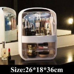 Szín: 18 - Smink szervező Kotak Penyimpanan Kosmetik Jenis Laci Kotak Masker Desktop Menyelesaikan Rak Tahan Debu Lipstik