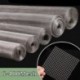 Szín: 30 Mesh 0,7 mm - 100x50cm 304 rozsdamentes acél háló szűrő háló fém elülső javítás Fix szövött huzal