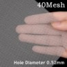Szín: 40 Mesh 0,52 mm - 100x50cm 304 rozsdamentes acél háló szűrő háló fém elülső javítás Fix szövött huzal