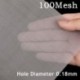 Szín: 100 Mesh 0,18 mm - 100x50cm 304 rozsdamentes acél háló szűrő háló fém elülső javítás Fix szövött huzal