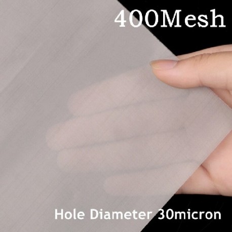Szín: 400 mesh 30 mikron - 100x50cm 304 rozsdamentes acél háló szűrő háló fém elülső javítás Fix szövött huzal