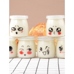 Szín: 12db 200ml random - 12db 200 ml-es aranyos pudingos üveg, kenyérbolt, palackos tégely otthoni használatra, bolthoz