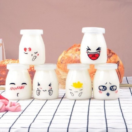 Szín: 12db 150ml random - 12db 200 ml-es aranyos pudingos üveg, kenyérbolt, palackos tégely otthoni használatra, bolthoz