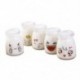 Szín: 6db150ml random - 12db 200 ml-es aranyos pudingos üveg, kenyérbolt, palackos tégely otthoni használatra, bolthoz