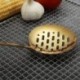 Szín: Public Colander - 1 db arany rozsdamentes acél főzőeszközök kanál sült lapát Colanda Whitefly spatula konyhai