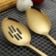 Szín: rizskanál - 1 db arany rozsdamentes acél főzőeszközök kanál sült lapát Colanda Whitefly spatula konyhai