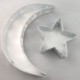 Szín: fehér készlet - 2021 Crescent Moon Srar Eid Ramadan Party Étkezési tálaló étkészlettartó Dekorációs Dísz