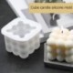Szín: 100 DB 9cm - 3D szilikon barkácsgyertyák penészforma szójaviasz forma aromaterápiás kanócok fém tartó gipsz