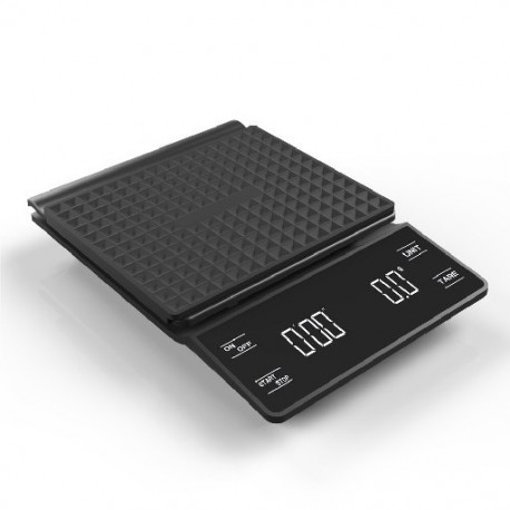Szín: teve - 3 kg/0,1 g kávémérleg időzítővel Smart Drip Precision digitális konyhai edény, háztartási hordozható