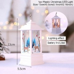 Szín: Elk White - 2022 Navidad karácsonyfadíszek karácsonyi lámpás fény Boldog karácsonyi dekoráció otthonra