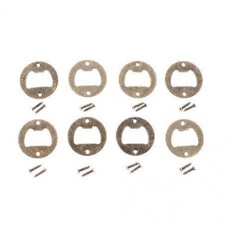 Szín: 4 - 1db/8db kerek üvegnyitó betét 40mm boros sörnyitó bár otthoni konyhai parti kellékek ivótartozékok