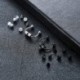 Fém színe: 2 - 1/5 szett Hamis septum piercing mágneses patkó orrgyűrű, nem átszúró kapocs, rozsdamentes acél