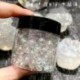 Szín: A - 1 doboz vegyes átlátszó buborékgömb gyöngyök gyanta töltőanyag 3-8 mm szivárványos Aurora gyöngyök epoxi