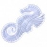 Szín: tiszta - Falra akasztható műgyanta formák Seahorse szilikon formák Sztereo epoxigyanta öntőforma barkácsoló
