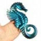 Szín: tiszta - Falra akasztható műgyanta formák Seahorse szilikon formák Sztereo epoxigyanta öntőforma barkácsoló
