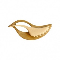 Fém színe: Bird F - 1 db Lovely Design fából készült bross tű Különféle állatok Kendőtű női lányoknak Vicces