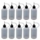 Szín: 50 - 10 db 5ml/10ml/20ml/30ml/50ml/100ml üres tűhegy ragasztós flakon applikátor barkácsolás Quilling eszköz