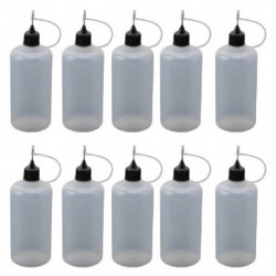 Szín: 100 - 10 db 5ml/10ml/20ml/30ml/50ml/100ml üres tűhegy ragasztós flakon applikátor barkácsolás Quilling eszköz