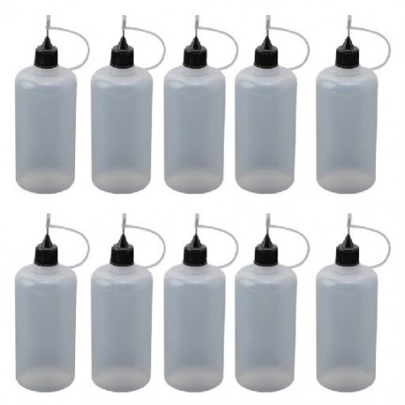 Szín: 100 - 10 db 5ml/10ml/20ml/30ml/50ml/100ml üres tűhegy ragasztós flakon applikátor barkácsolás Quilling eszköz