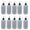 Szín: 100 - 10 db 5ml/10ml/20ml/30ml/50ml/100ml üres tűhegy ragasztós flakon applikátor barkácsolás Quilling eszköz