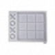 Szín: Nagy méret - 1 db Tic Tac Toe játéktábla és XO szilikon formakészlet, epoxigyanta DIY kézműves forma karácsony