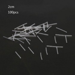 Szín: 2cm 100db - 200db/100db puha szilikon fülbevaló hátoldalak gumi fülbevaló biztonsági hátdugó csere horoggal