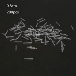 Szín: 0,8cm 200db - 200db/100db puha szilikon fülbevaló hátlapja gumi fülbevaló biztonsági hátdugó csere horoggal