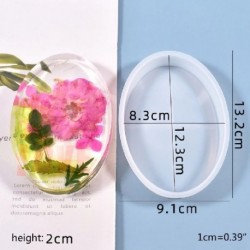 Szín: 1-Csak forma - 1/2 db kristály epoxigyanta forma szappandoboz tálca öntő szilikon forma barkácsolás kézműves