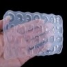 1 db rajzfilm betűk epoxigyanta öntőforma ábécé kulcstartó medál ábécé UV gyanta szilikon forma ékszer készítő