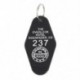 Szín: B - 1db Hotel szoba 237 Key Tag Hotel Motel Kulcstartó The Overlook Hotel Sidewinder CO Inspired Key Tag kulcstartók