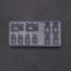 Szín: szilikon formák - 5 db 4 x 2 cm, kézzel készített aranyos medve körömdíszítés szilikon mini gumiszerű medve