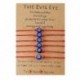 Fém színe: A - Klasszikus amulett Evil Nazar Eye Charm karkötő 3/6 részes piros szál kötél fonott barátság karkötő
