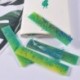 Szín: készlet - 2 db/1 db kreatív könyvjelző műgyanta formák, könyvjelző epoxi öntőformák, barkácsolás